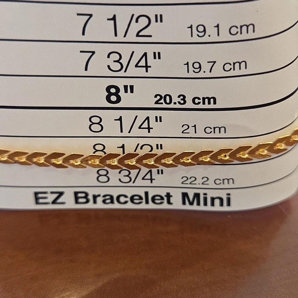 Goldtone Chevron Link Bracelet